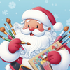Christmas paint and coloring