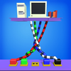 Power Lines Tangle Puzzle Game