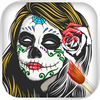 Sugar skulls coloring book
