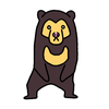Nationwide"Kuma-chan"dedicated sticker!