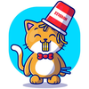 Cute Cat Chat Funny Stickers