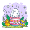 Rabbit Stickers Pack