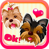 Yorkie Dog Emoji Stickers