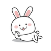 Sweet Rabbit Animated Stickers