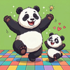 Panda Tiles Puzzle