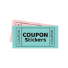 Retro Love Coupon Stickers