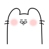Smiling Cat Animated Stickers