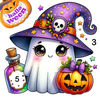 Halloween Color by Number Game