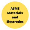 ASME Materials and Electrodes