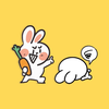 Emo Bunny Stickers