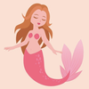 Pretty Mermaid Stickers