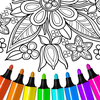 Flower mandala coloringbook