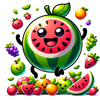 Watermelon 2048: Merge Fruits