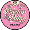 Burlap & Bling Decor