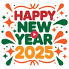 New Year HD Stickers