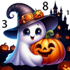 Halloween Color By Number Book