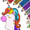 Unicorn Coloring Book Glitter