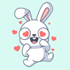 Adorable Bunny Stickers Set