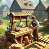 Wood Cutting: Idle Lumberjack