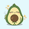 Avocado Stickers - WAStickers