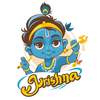 Little Lord Krishna Stickers
