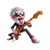 Rockstar Grandad Stickers