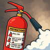Fire extinguisher simulator