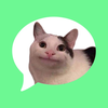 Message stickers : animal meme