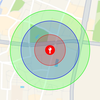 Radius On Map: Draw Circles