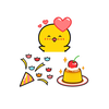 Chick JP Emoji Sticker