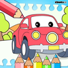 Coloring vehicles & trucks kid