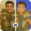AI Cartoon Anime Photo: Editor