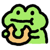 The frog fric Stickers