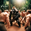 Gorilla vs 100 Men: Meme Brawl