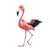 Yoga Flamingo Stickers