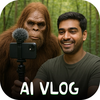 AI Vlog Video : Monkey Vlog