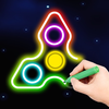 Glow Art: Finger Spinner