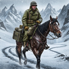 WW2 Supply Horse Convoy 3D