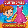 Glitter Dress Coloring Games