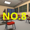 8號教室门口-恐怖学校逃脫！