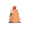 capybara animal sticker chat