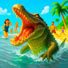Wild Crocodile City Attack 3D