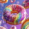 Rainbow Donuts
