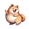 Fat Shiba Inu - Sticker