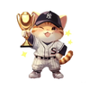 Sports cat - Sticker