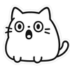 Cheesy Cat Sticker °