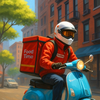 Fast Food Delivery Guy Game