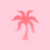 PINK PALM PUFF