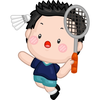 Badminton Sticker Pack