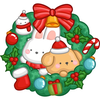 Animal Christmas Sticker Pack